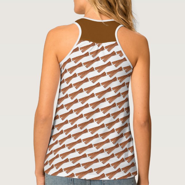 CHURROS Spanish Portuguese Fried Churro Pastry Tank Top (Back)