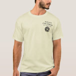 Chuseikan T-shirt With Warrior On Back at Zazzle