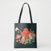 Yoga Peace and Namaste Tote Bag by Antique Images