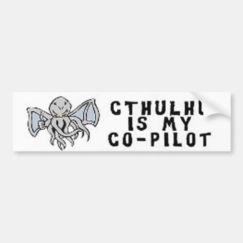 Chuthu is my Co_Pilot Bumper Sticker