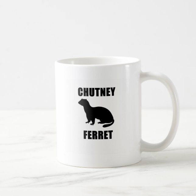 Chutney Ferret Coffee Mug (Right)