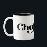 Chutzpah Yiddish Humor Two-Tone Coffee Mug<br><div class="desc">The perfect mug for any Jewish home! This makes a great housewarming, birthday or Hanukkah gift as well.</div>