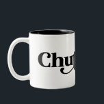 Chutzpah Yiddish Humor Two-Tone Coffee Mug<br><div class="desc">The perfect mug for any Jewish home! This makes a great housewarming, birthday or Hanukkah gift as well.</div>