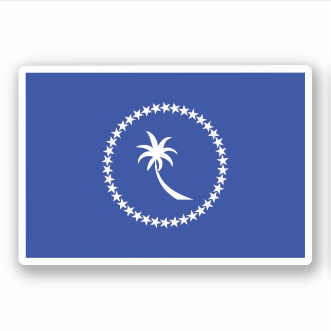 Chuuk Micronesia Sticker (Front)