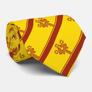 Chuvashia flag neck tie