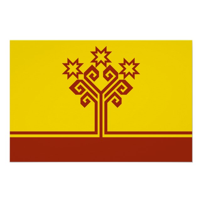 Chuvashia Flag Poster (Front)