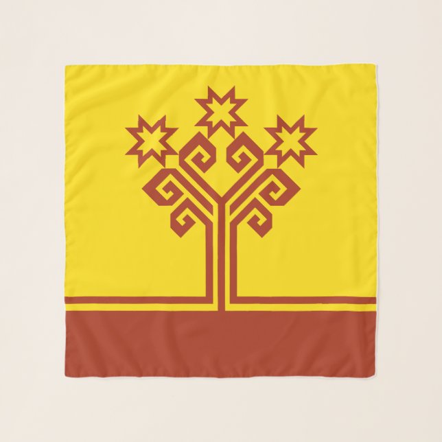 Chuvashia Flag Scarf (Front)