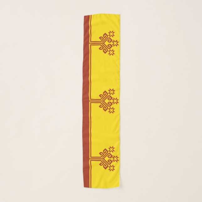 Chuvashia Flag Scarf (Front)