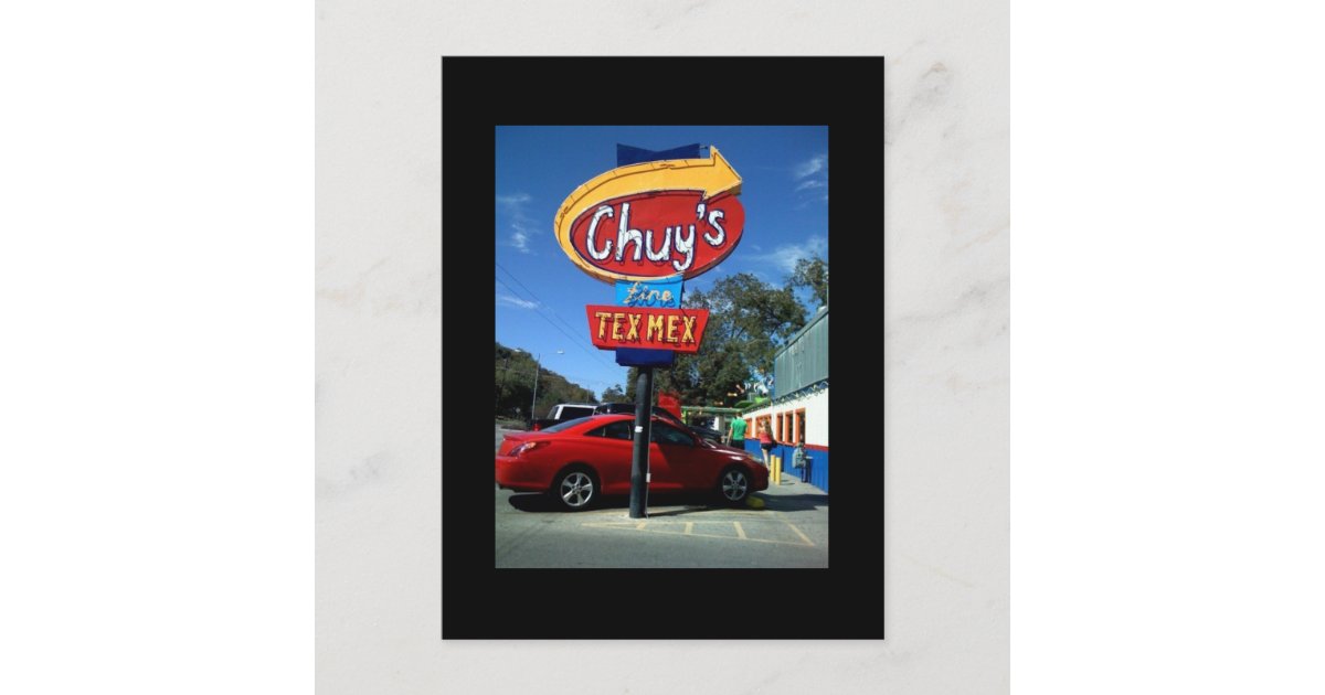 Chuy's Postcard | Zazzle