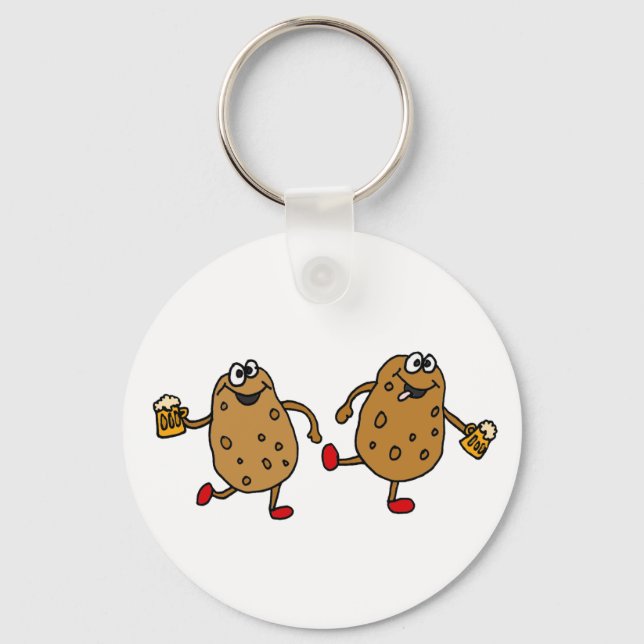 CI- Smashed Potatoes Cartoon Keychain (Front)