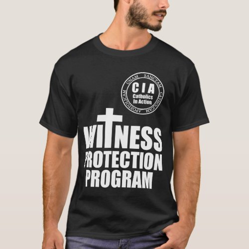CIA Catholics in Action with Seal T_Shirt