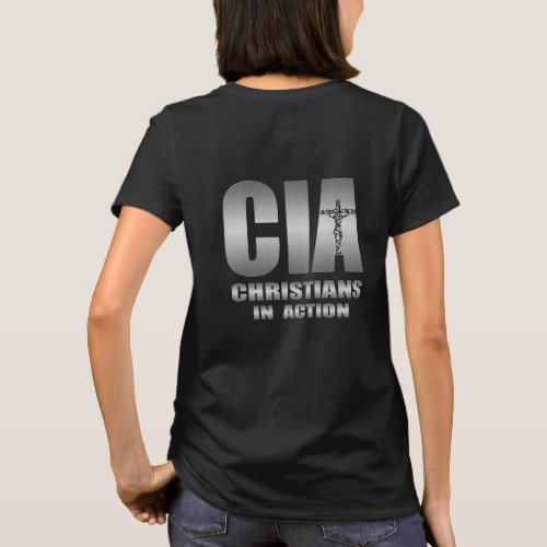 CIA Christians in Action Church Bible Study Group T_Shirt