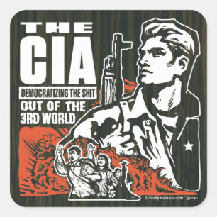 CIA Democratizing the 3rd World Sticker Set