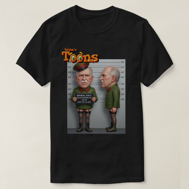 CIA DIRECTOR JOHN BRENNAN, SHADOW GOVERNMENT T-Shirt (Design Front)