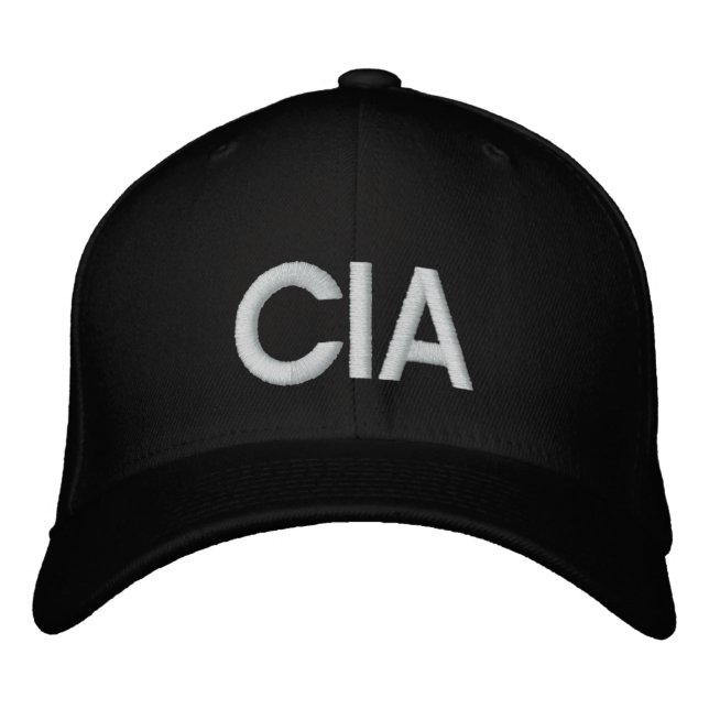 CIA EMBROIDERED BASEBALL CAP (Front)