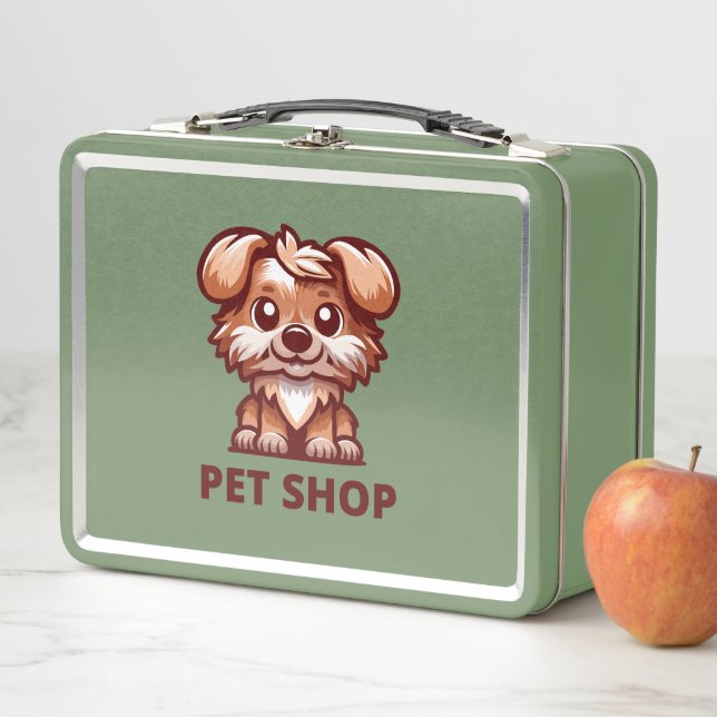 cia pet shop metal lunch box (In Situ)