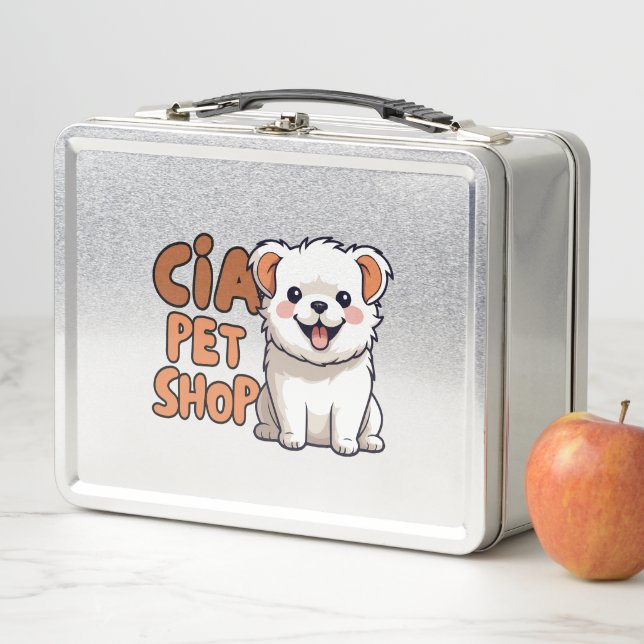 cia pet shop metal lunch box (In Situ)