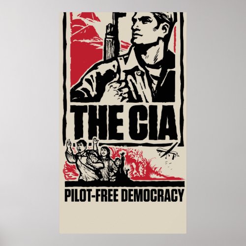CIA Pilot_Free Democracy Poster