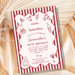Ciao 20s Italian Pasta Dinner Party 30th Birthday Invitation<br><div class="desc">Italian Pasta Dinner Party 30th Birthday Invitation – Editable Printable Template for Her Say Ciao 20s! and raise a glass to 30 with this Italian-themed 30th birthday party invitation. Perfect for celebrating with wine, pasta, and great friends, this editable and printable birthday invite features hand-drawn illustrations of Italian favorites—pasta, Aperol...</div>