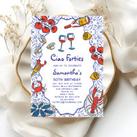 Ciao 40s Italian Seafood Wine Dinner 50th Birthday