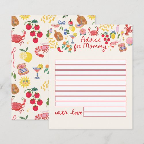 Ciao Baby Advice for Mommy Card | Italian Folk Art