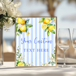 Ciao Baby Citrus Lemon Custom Sign