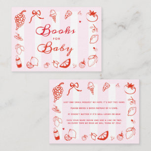 Ciao Baby Italian Baby Shower Books for Baby Enclosure Card