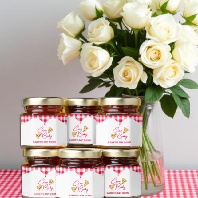 Ciao Baby Italian Baby Shower Honey Jar Favors (Creator Uploaded)