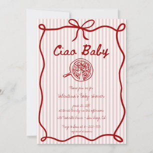 Ciao Baby Italian Baby Shower Invitation