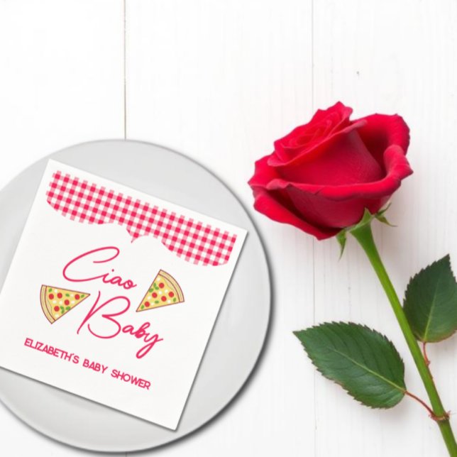 Ciao Baby Italian Baby Shower Napkins (Creator Uploaded)