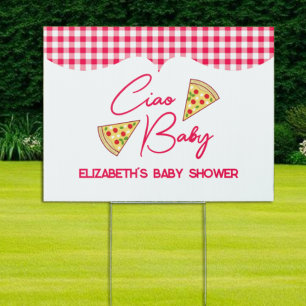 Ciao Baby Italian Baby Shower Sign