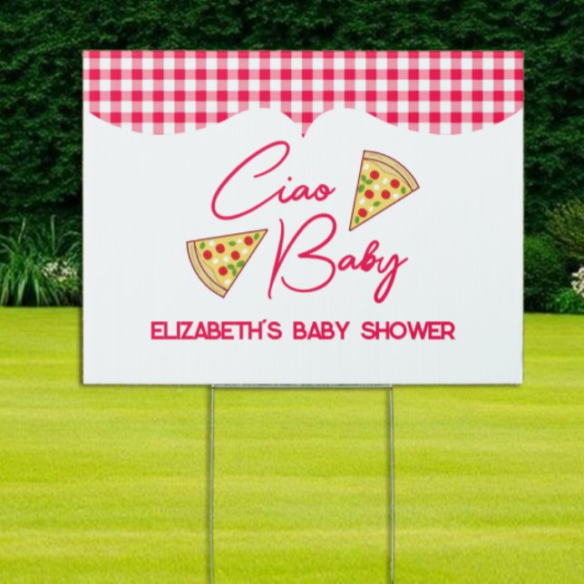 Ciao Baby Italian Baby Shower Sign (Creator Uploaded)
