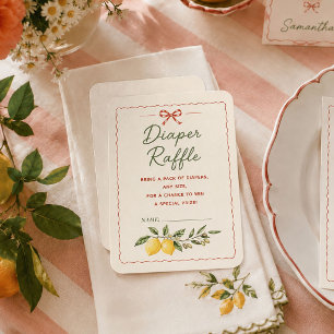 Ciao Baby Italian Market Diaper Raffle Enclosure Card
