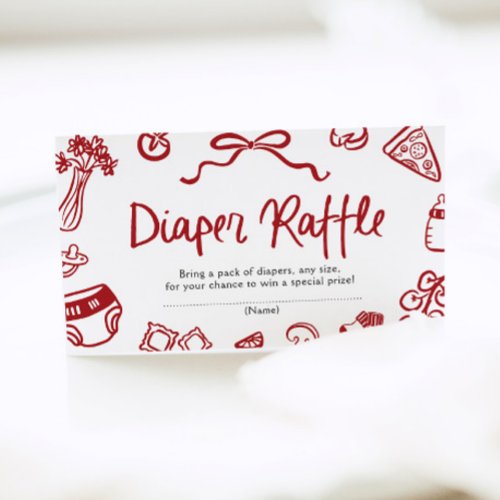 Ciao Baby Italian Pizza Baby Shower Diaper Raffle
