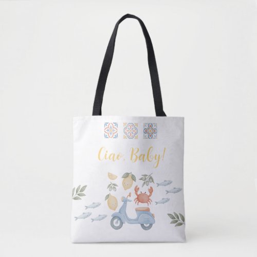 Ciao Baby Italian Summer Amalfi Coast Tote Bag