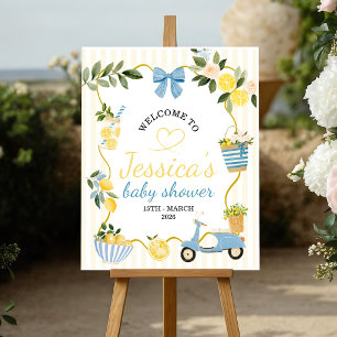 Ciao Baby Lemon 16x20 Welcome Sign