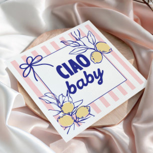 CIAO BABY Lemon Mediterranean Amalfi Napkins