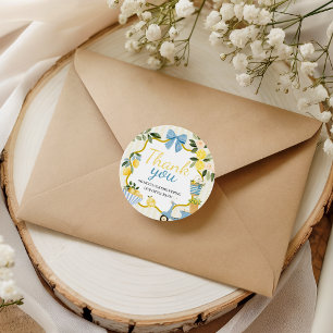 Ciao Baby Lemon Mediterranean Favor Tags