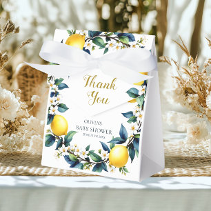 Ciao Baby Lemon Wreath Favor Boxes Amalfi Citrus