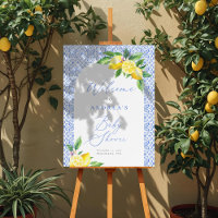 Ciao Baby Shower Lemon Italian Positano Welcome
