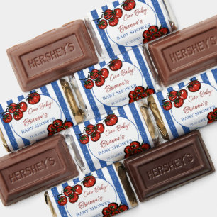 Ciao baby tomato blue Italian baby shower favors