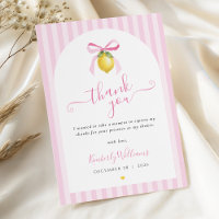 Ciao Bambina Italian Lemon Baby Shower