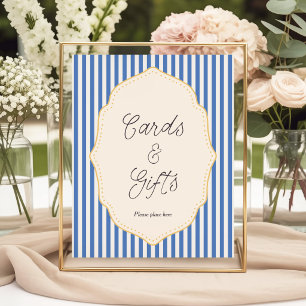 Ciao Bambino Blue Italian Cards & Gifts Poster