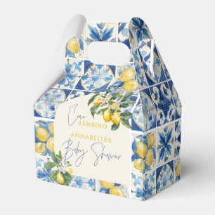 Ciao Bambino greek lemon baby shower Favor Boxes