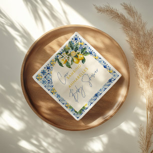 Ciao Bambino greek lemon baby shower Napkins