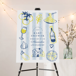 Ciao Bambino Italian Baby Shower Foam Board