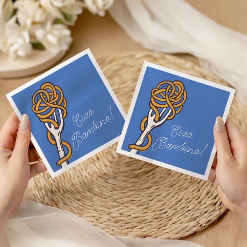 Ciao Bambino Italian Pasta Summer Baby Shower Napkins