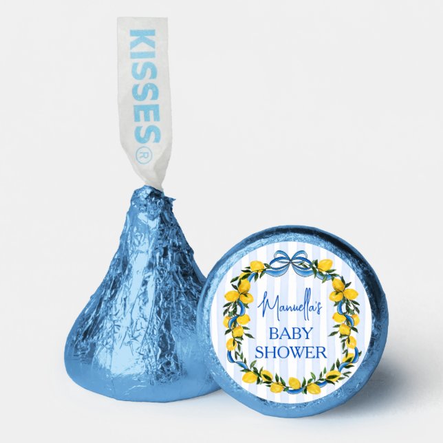 Ciao bambino lemons Italian baby shower favors (Front)