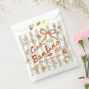 Ciao Bambino (Olive Green) Favor Bag