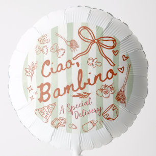 Ciao Bambino Olive Green Helium Balloon